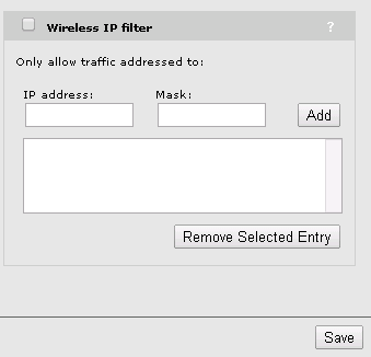 MSM VSC Wireless IP Filter