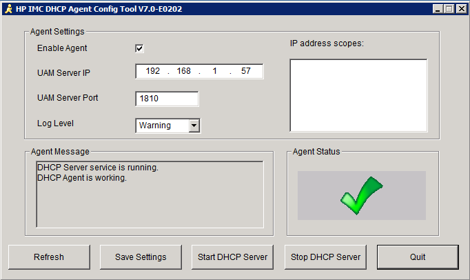 iMC DHCP Tool