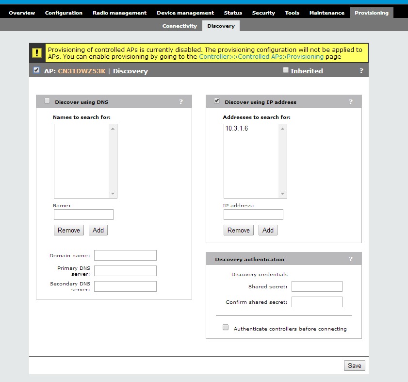 controller-based-provisioning