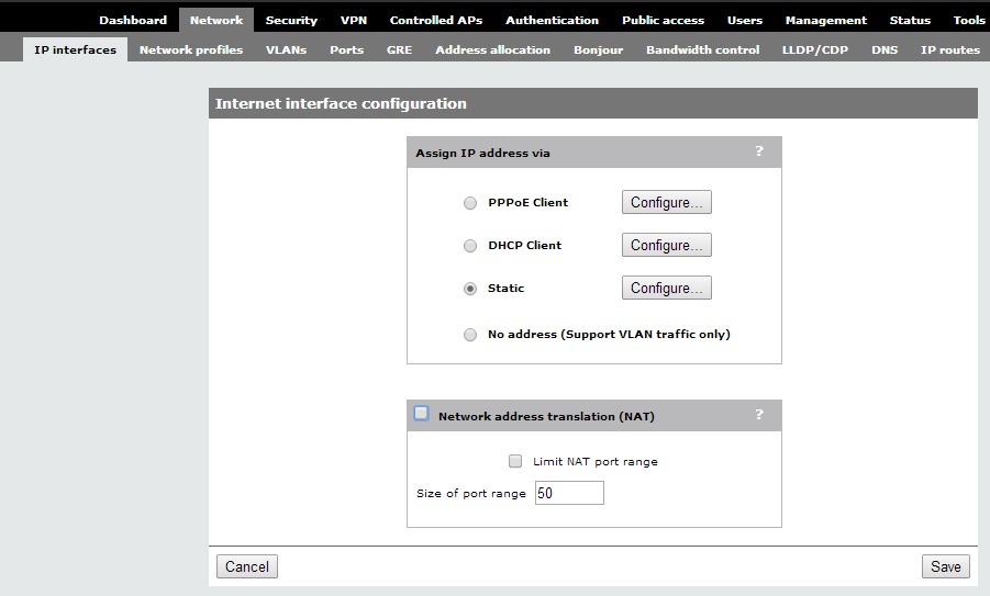 Disable-NAT-On-The-Internet-Port