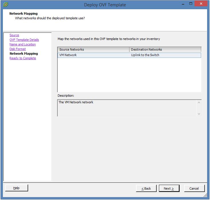 vSphere-VSR-Network-Mapping