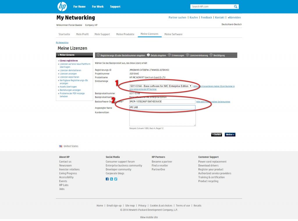 MyNetworking-iMC-Serial-number