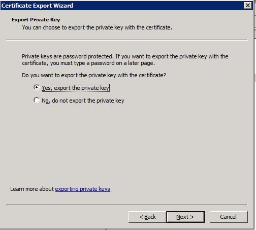 MMC-Export-with-Private-Key