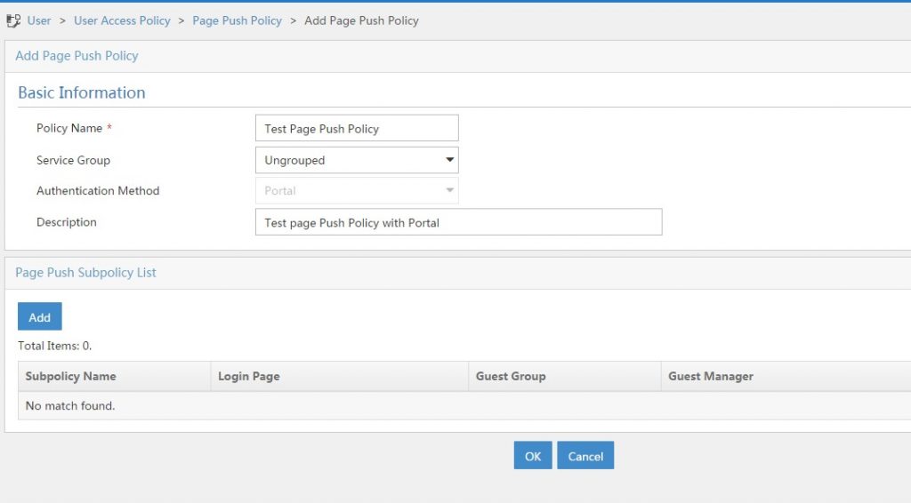 UAM-add-Page-Push-Policy