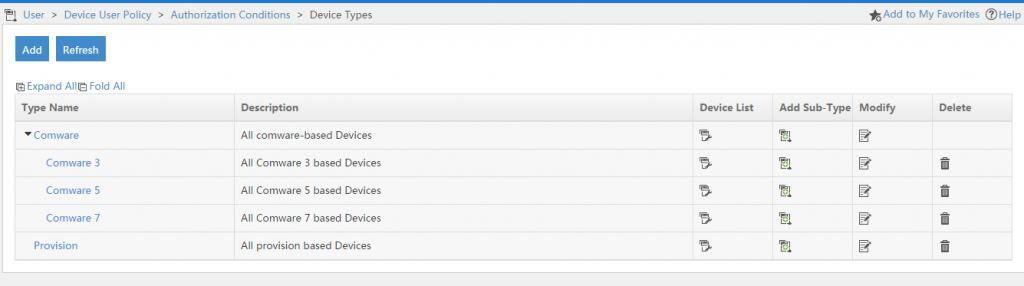 TAM-Device-Type-List