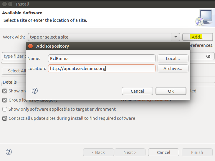 Add-EclEmma-to-Eclipse