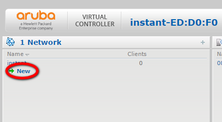 Aruba Instant with External Captive Portal - Add new SSID