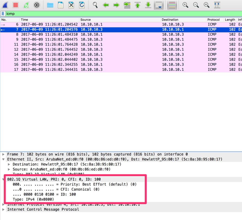 Change the Management VLAN - Ping To the IAP Tagged