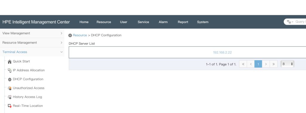 iMC DHCP Agent: DHCP Configuration