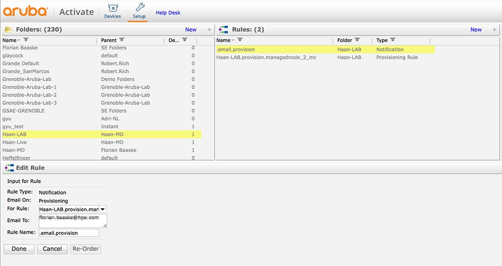 Controller Deployment - Create Monitoring Rule in Activate