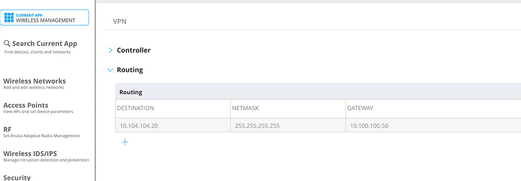 IAP VPN - Configure Routing Profile in Central