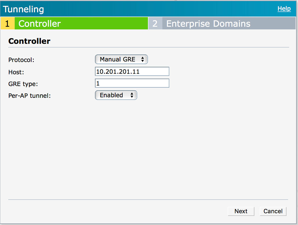 IAP VPN Guest - Configure GRE on the IAP