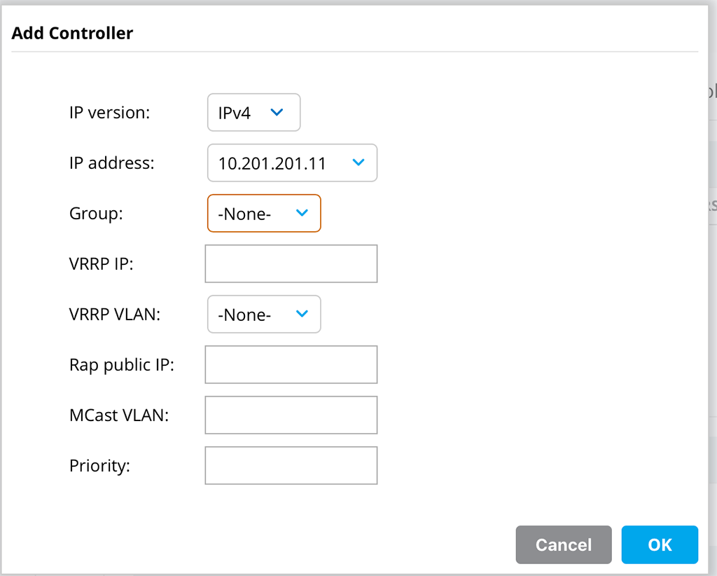 ArubaOS 8 Cluster - Add Controller to Cluster Profile