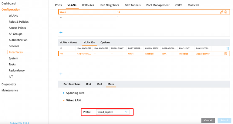 Wired Guest Access with Aruba Wireless Gear - Flomain Networking