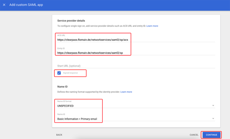 ClearPass SSO with Google Workspace - Flomain Networking