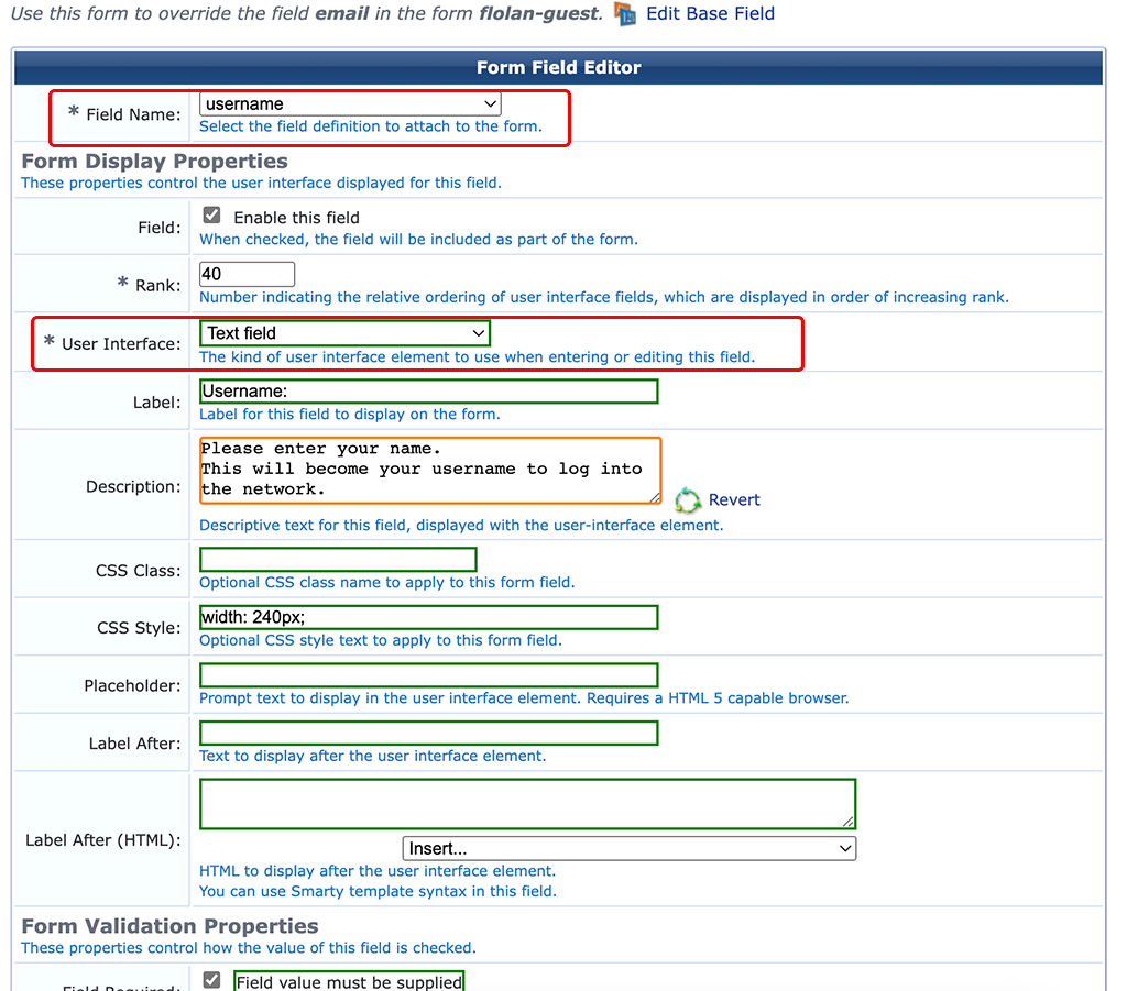 ClearPass - Modify Username