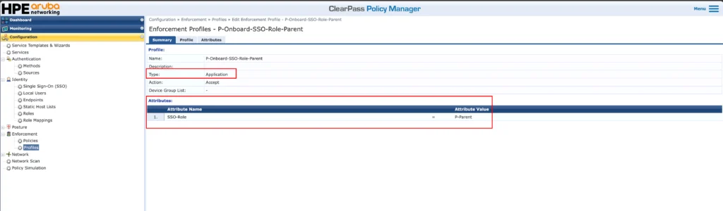 ClearPass - PreAuth Enforcement Profile